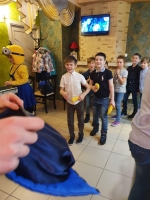 Детский праздник в стиле "Гадкий Я" с весёлыми миньонами! Аморе Пицца Тюмень